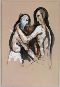 Embrace by Karl Hofer