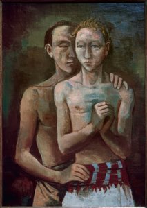 Two Friends by Karl Hofer