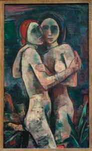 Two Girls by Karl Hofer