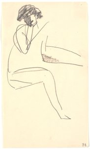 Seated Model by Karl Isakson