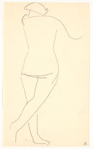 Standing Model, Seen from Behind