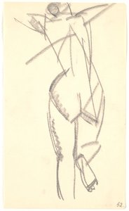 Standing Model, Seen from Behind