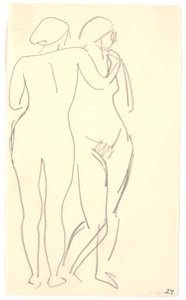 Two Standing Models