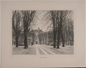 The Green Courtyard in Frederiks Hospital by Karl Jensen