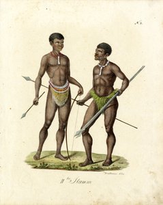 African Warriors by Karl Joseph Brodtmann