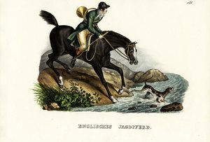 English Hunter Horse, 1824 by Karl Joseph Brodtmann