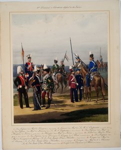 The 2nd Guard Cavalry Division, 1867 by Karl Karlovich Piratsky