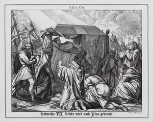 The Body of the Holy Roman Emperor Henry VII is Taken to Pisa for Burial