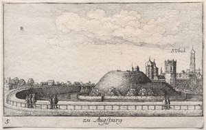 Amoenissimae aliquot locorvm...: Plate 5, Augsburg by Karl Ludwig Bernhard Buchhorn