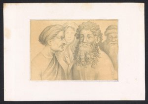 Three Men and a Young Woman by Karl Palzow