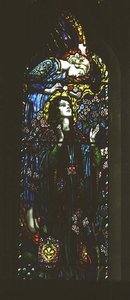 Window depicting St. Cecilia by Karl Parsons