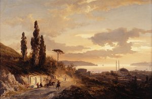 A View of Constantinople and the Bosphorus from the Asian Side by Karl Paul Themistocles von Eckenbrecher