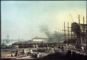 The Admiralty Naval Shipyard in Saint Petersburg