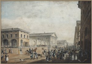 View of Sadovaya Street in Saint Petersburg by Karl Pavlovich Beggrov