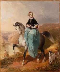 Horsewoman with a Dog