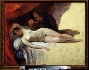 Juno Sleeping or The Beginning of the Milky Way by Karl Pavlovich Bryullov