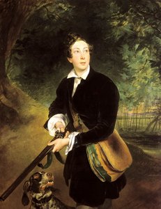 Portrait of the Author Count Aleksey Konstantinovich Tolstoy by Karl Pavlovich Bryullov