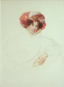 Woman in Turban. Portrait of Countess Maria Grigoryevna Razumovskaya by Karl Pavlovich Bryullov