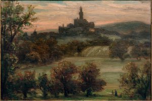 Landscape with View of Kronberg by Karl Peter Burnitz