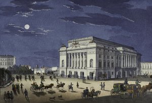 The Alexandrinsky Theatre in Saint Petersburg, First Half of the 19th Century by Karl Petrovich Beggrov