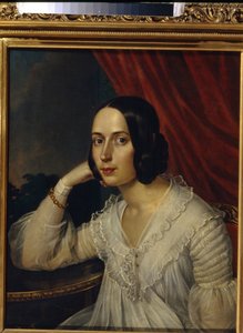 Portrait of N. A. Tuchkova Ogareva by Karl Reichel