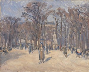March Day in Le Jardin du Luxembourg, Paris by Karl Schou