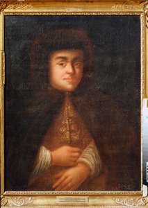 Portrait of Tsarina Natalia Naryshkina (1651-1694), wife of Alexis I of Russia