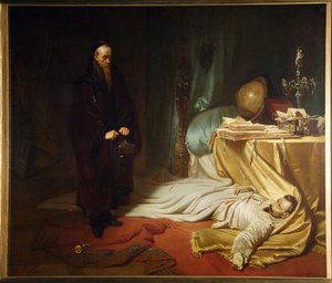 Baptiste Seni by the Dead Body of Wallenstein, from the Wallenstein trilogy by Friedrich Schiller