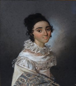 Portrait of Yekaterina Emmanuilovna Abamelik-Lazareva, née Manuk-Bey, 1820 by Karl Wilhelm Bardou
