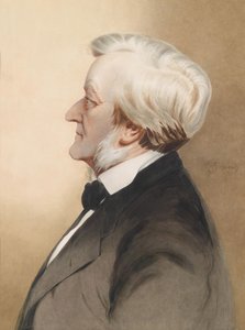 Portrait of the German Composer Richard Wagner by Karl Wilhelm Diefenbach