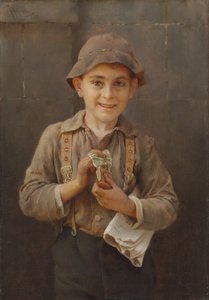 Newsboy, 1899 by Karl Witkowski