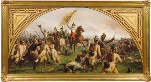 Archduke Charles of Austria in the Battle of Aspern by Karl von Blaas