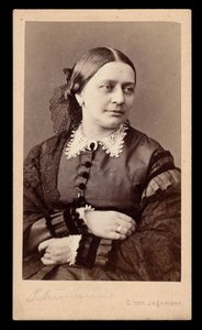 Portrait of Clara Schumann by Carl von Jagemann by Karl von Jagemann