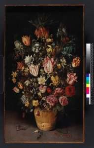 Tub of Flowers by Kasper or Gaspar van den Hoecke