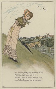 As I was going up Pippin Hill by Kate (after) Greenaway