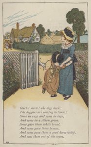 Hark! hark! the dogs bark by Kate (after) Greenaway