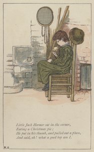 Little Jack Horner sat in the corner