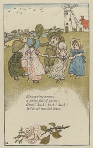 Ring-a-ring-a-roses by Kate (after) Greenaway