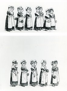 Charity children, c.1880 by Kate Greenaway