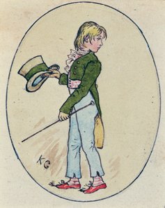 Illustration for St Valentines Day, 1914 by Kate Greenaway