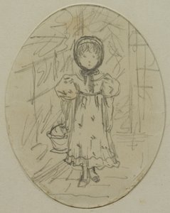 Little Girl in a Garden