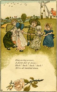 Ring-a-ring-a-roses by Kate Greenaway