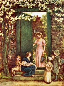 The Open Door by Kate Greenaway by Kate Greenaway