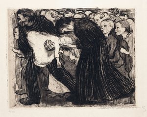 Run Over by Käthe Kollwitz