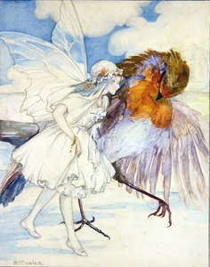 Cock Robin and the Flower Fairy
