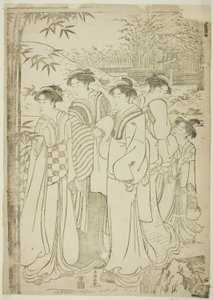 Parody of the Seven Sages of the Bamboo Grove by Katsukawa Shuncho