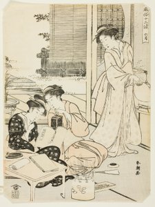 The Sixth Month (Rokugatsu), from the series "Popular Customs of the Twelve Months" by Katsukawa Shuncho