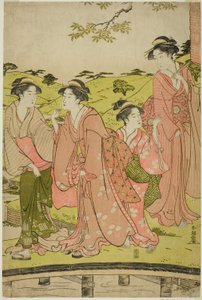 Women Visiting an Inari Shrine