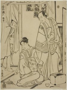 Act Ten: The Amakawaya House from the play Chushingura (Treasury of the Forty-seven Loyal Retainers)