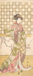 An Actor of the Iwai Clan as a Woman, ca. 1795